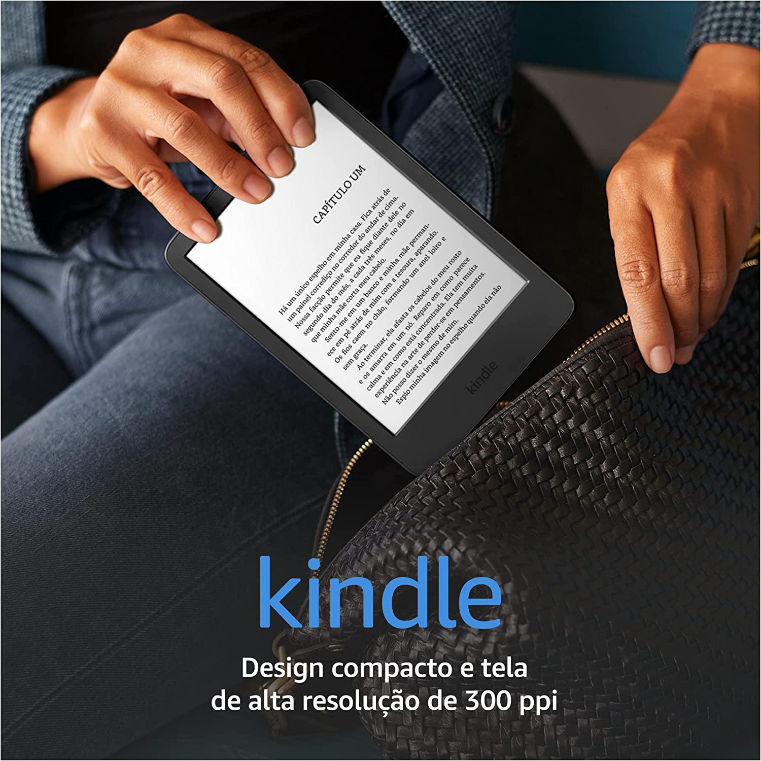 Novo Kindle 2022– Ecrã de alta resolução de 300 ppi de 6” e 16GB | Sem anúncios | Preto