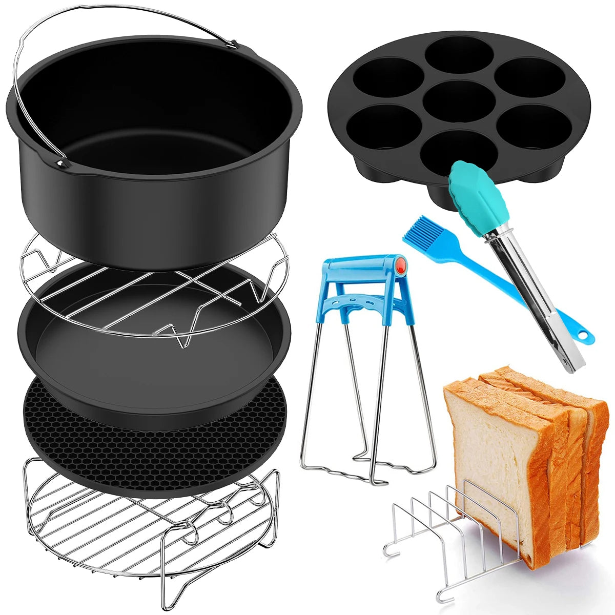 Air Fryer Acessórios Pack 10 Pcs