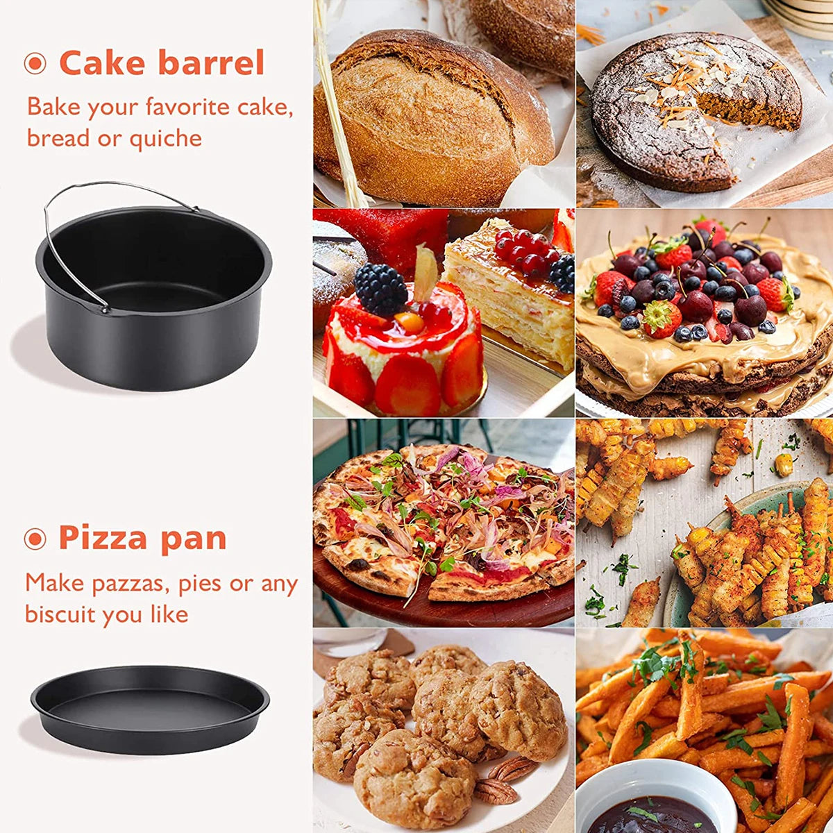 Air Fryer Acessórios Pack 10 Pcs