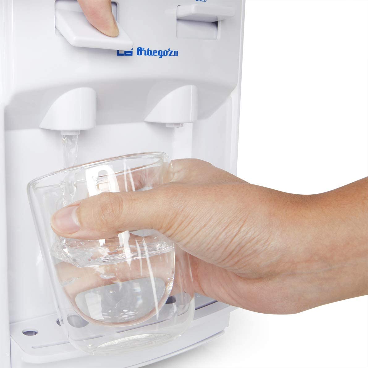 Dispensador de água fria, 65 W, 7 litros,  branco