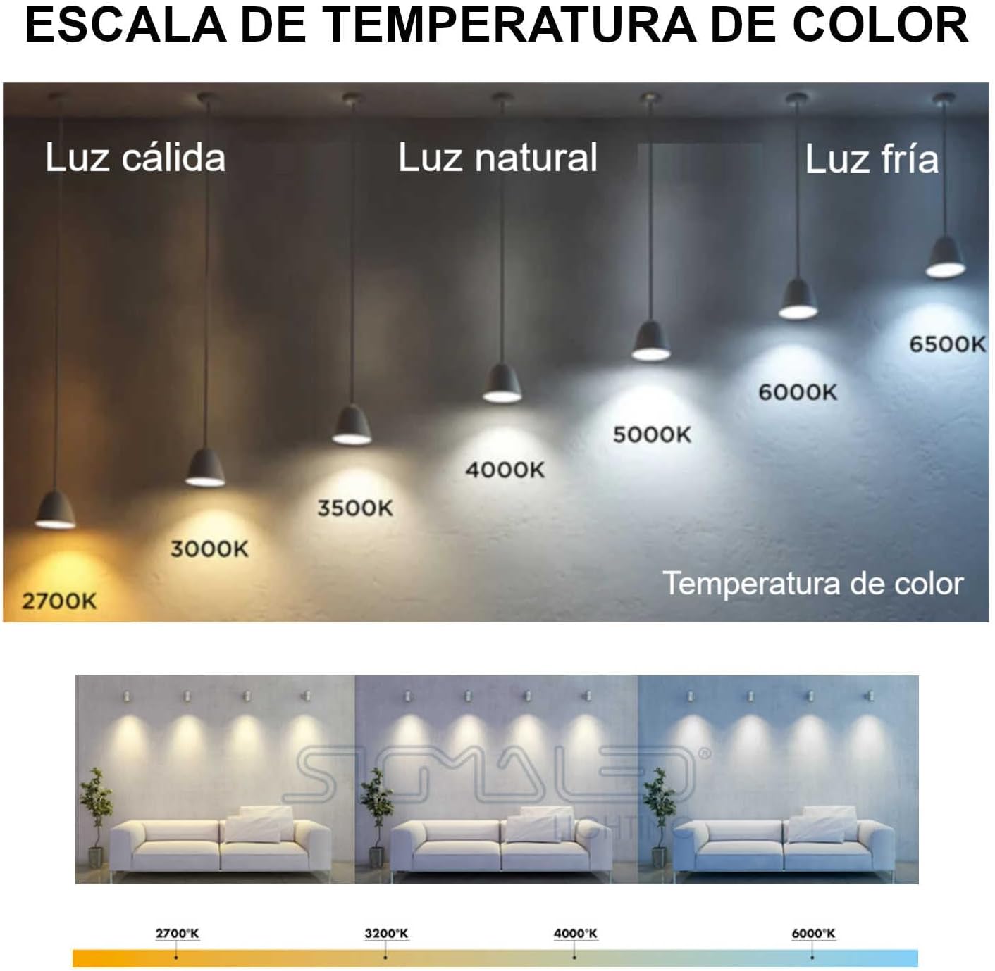 10 FOCOS MINI FOCO LED 3W, Dimmable, 300 lúmen, luz neutra 4000K, Spot de encastrar redondo, 220 V/240 V, Ø 35 x 25 mm