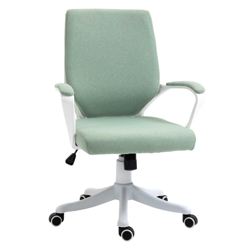 Vinsetto Cadeira de Escritório Ergonómica Giratória e com Altura Ajustável e Suporte Lombar 62x69x92-100 cm Verde