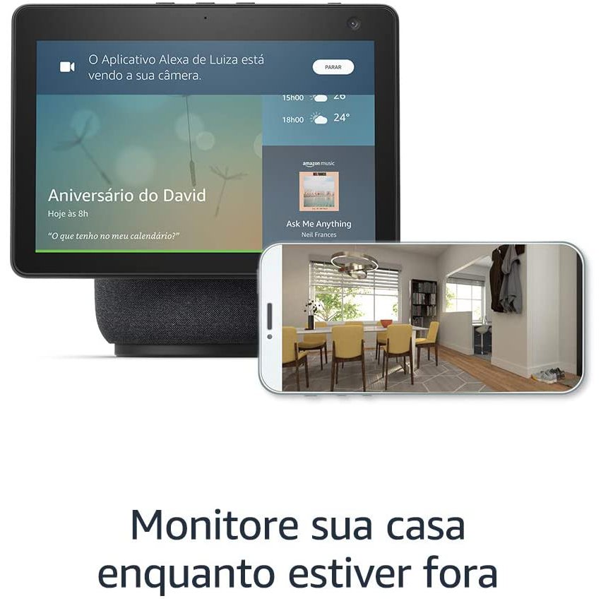 Echo Show 10: Smart Display HD de 10,1" com movimento e Alexa