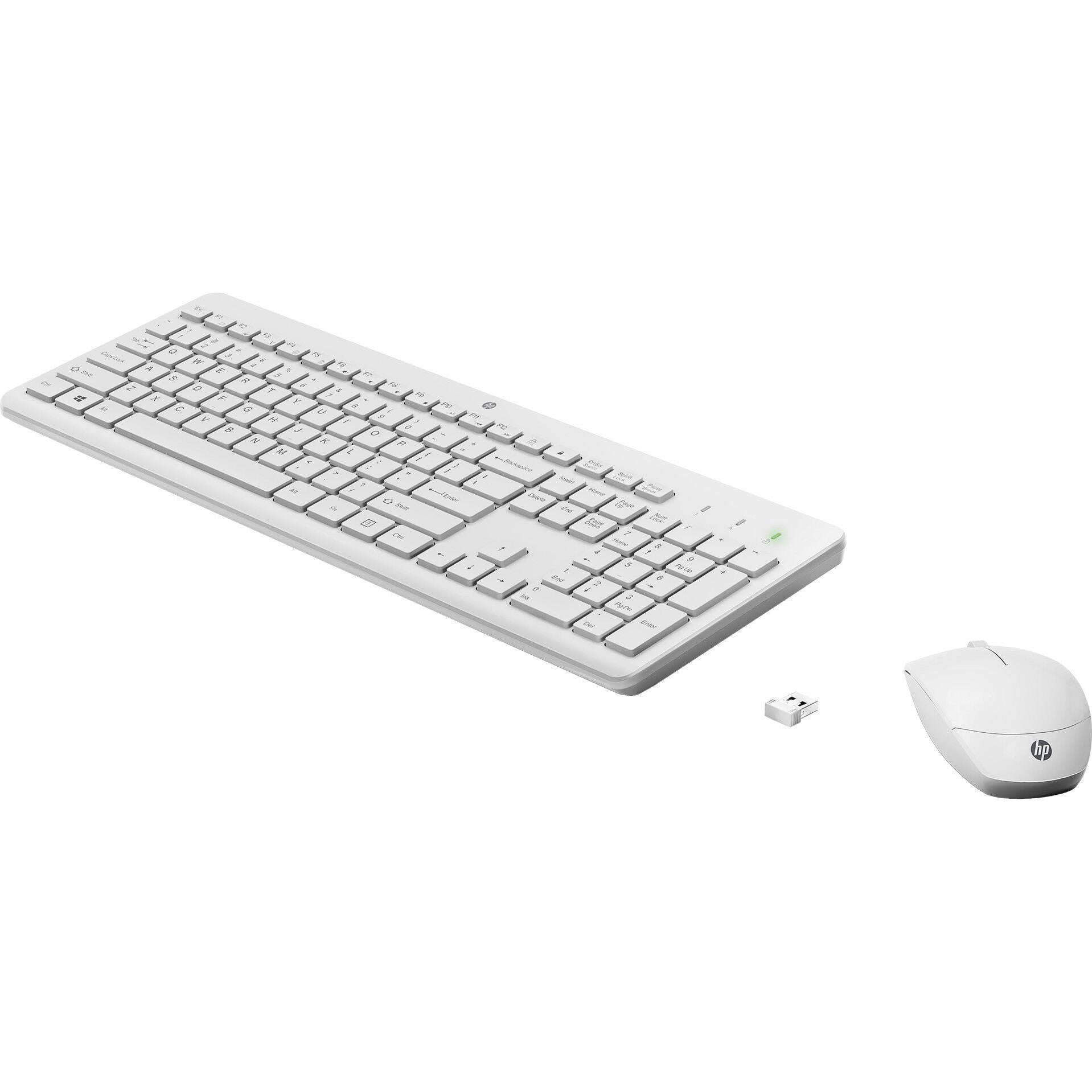 Teclado HP 230 Wireless com rato Combo (branco) PORT