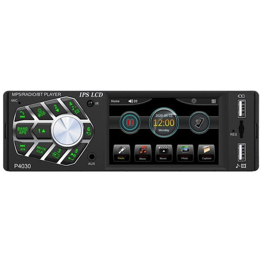 Auto-rádio DIN 1 P4030 IPS 3.8" color | Bluetooth | USB | SD | AUX