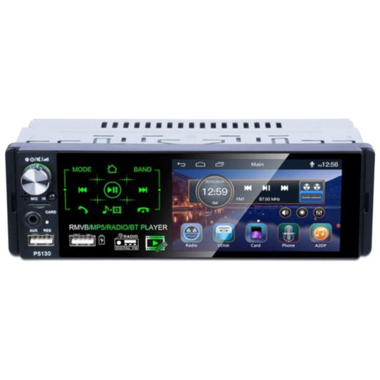 Autoradio DIN 1 P5130 TFT LCD 4.1" a cores | Bluetooth | USB | SD | AUX