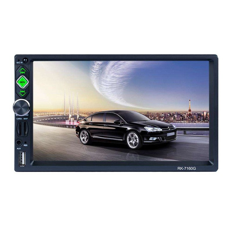 Autorádio 2 DIN RK-7160G Bluetooth/Link de espelho/USB/Micro SD/controle remoto