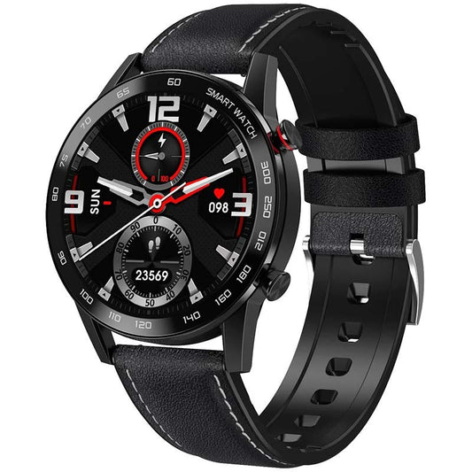 DT NO.1 DT95 Pulseira Couro Smartwatch - Relógio inteligente