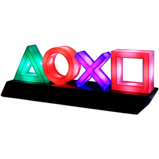 Lâmpada Gaming Playstation Paladone Icons Multicolor