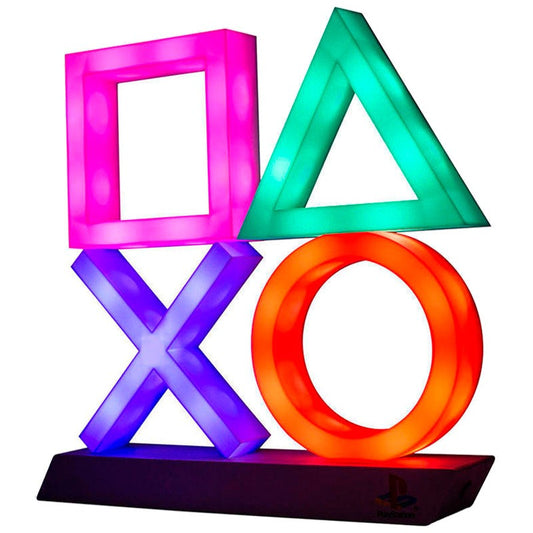 Lâmpada Gaming Playstation Paladone Icons XL Multicolor