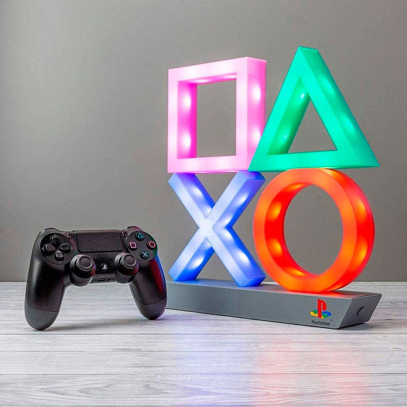 Lâmpada Gaming Playstation Paladone Icons XL Multicolor