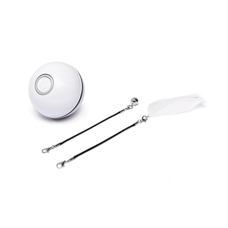 Bola Interativa para Gatos com Luzes LED Branco