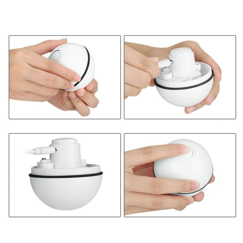Bola Interativa para Gatos com Luzes LED Branco