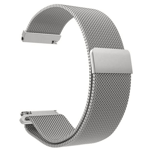 Pulseira Universal Metal Milanesa 20mm para Smartwatch Xiaomi/Amazfit/Samsung/Huawei/Realme/Ticwatch