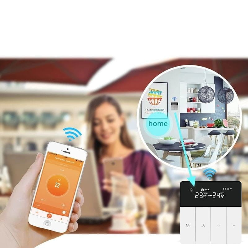 Termostato Inteligente Zemismart - Google Home/Amazon Alexa