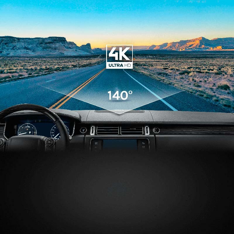 70mai A800s 4K Dash Cam + Câmera traseira 70Mai RC06